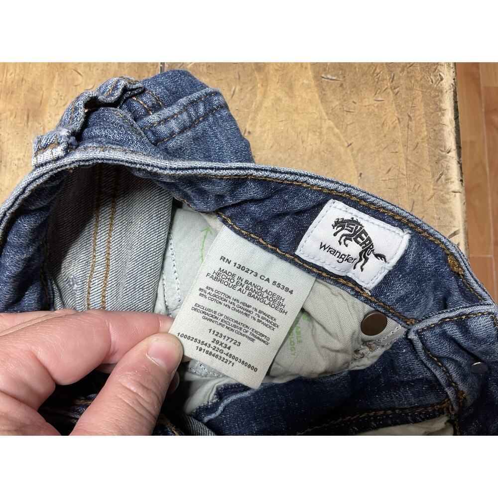 Wrangler Retro High Rise Flare Denim Bell Jeans Womens Size 29 ALTERED - Picture 4 of 11